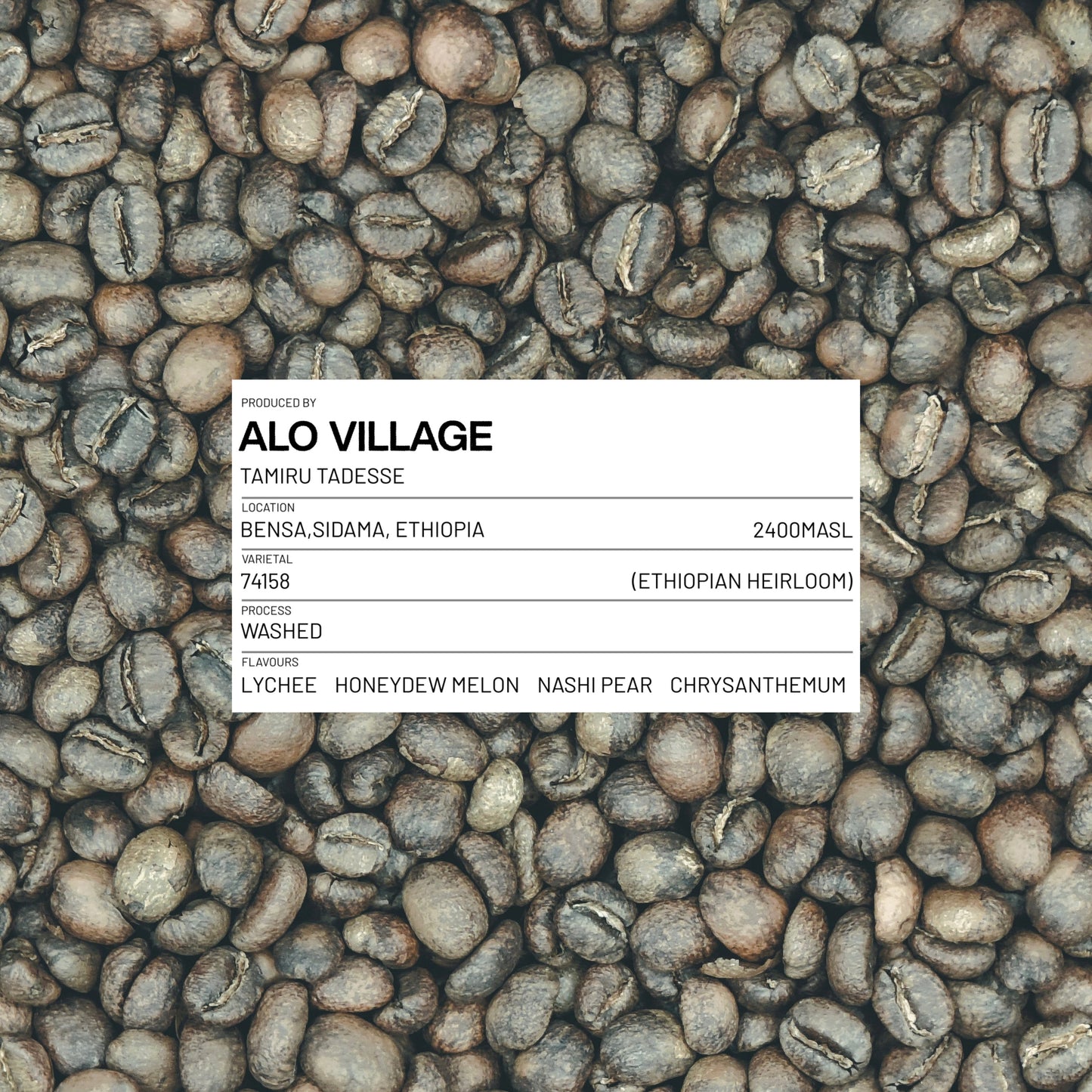 ETHIOPIA - ALO VILLAGE - 74158 - WASHED - 100G